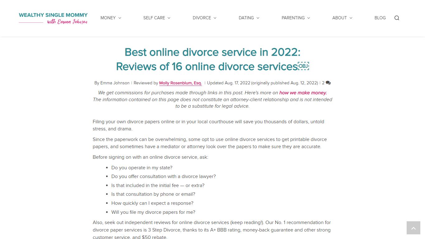 Best online divorce service in 2022: 16 reviews